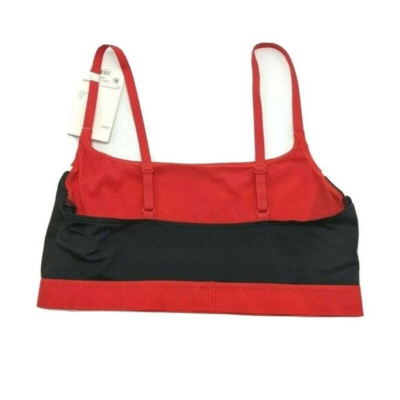 DKNY Intimates Women Wire Free Bralette Red with White Logo Size Large NEW - Picture 8 of 9